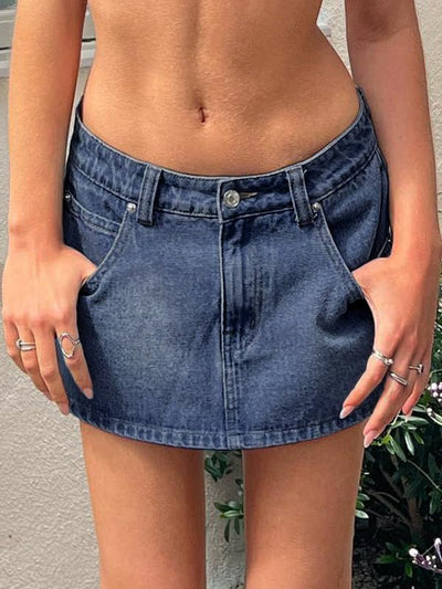 MARIBEL DENIM MINI SKIRT