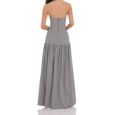 Summer Belle Gingham Maxi Dress