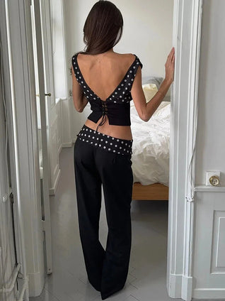 Camille Polka Dot Top + Free Matching Pants