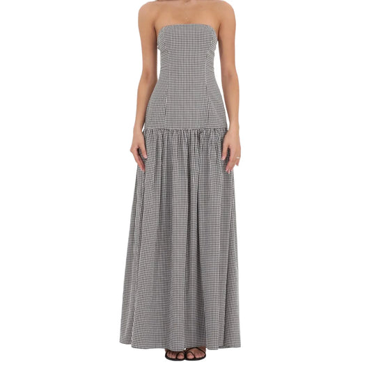 Summer Belle Gingham Maxi Dress