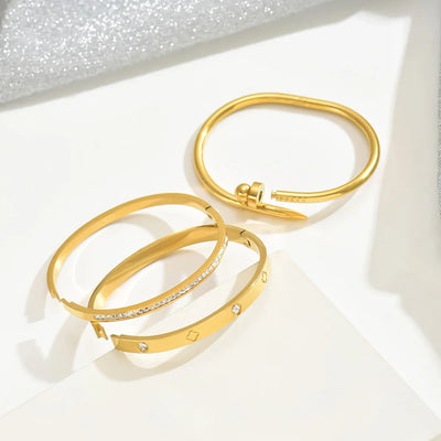 LAFAYETTE®-Gold Plated Sterling Silver Bangle Bracelets