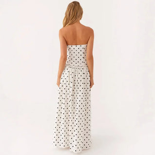 Bohemian Style Long Sleeveless Print Dress Women'S Commute Fashionable Trendy Long Dress Female Customers Will Love