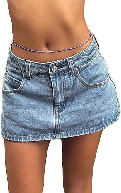 MARIBEL DENIM MINI SKIRT