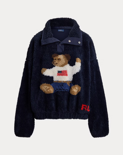 Teddy Bear Fleece Pullover Sweater