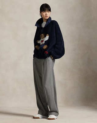 Teddy Bear Fleece Pullover Sweater