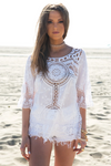 Amelia Crochet Blouse