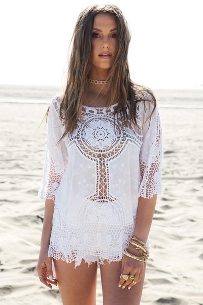 Amelia Crochet Blouse