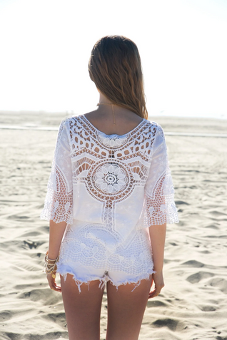 Amelia Crochet Blouse