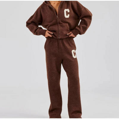 Cory Knitted Tracksuit Set