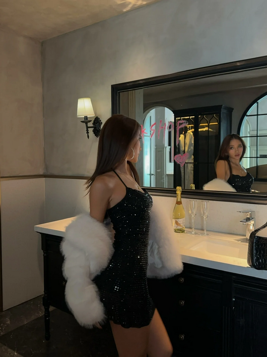 Stacy Embellished Mini Dress